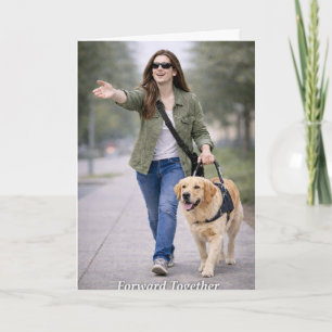 Carte Guide de diplomation de chien guide Ensemble vers