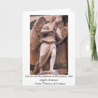 Carte Guillemets Angéliques - Citation Angel