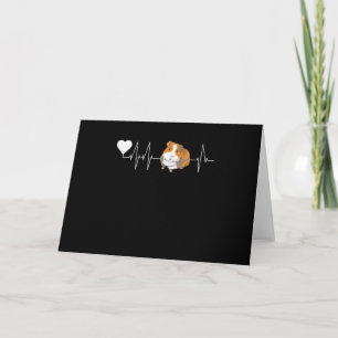 Carte Guinée Cochon Coeur battement mignon Cavy Cadeau
