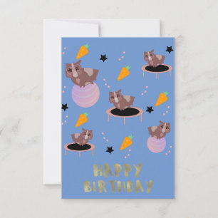 Carte Guinée Fitness Pig Gym Drôle Design