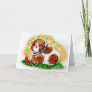 Carte Guinée pig 4th of July Card !