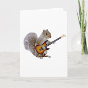 Carte Guitare des écureuils