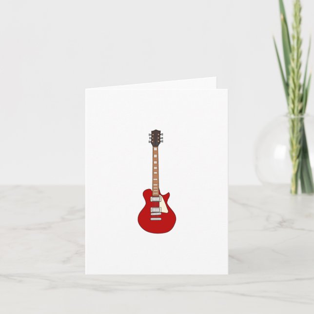 Carte Guitare électrique (Devant)