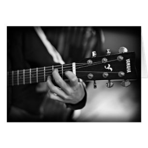 Carte guitare personnalisable