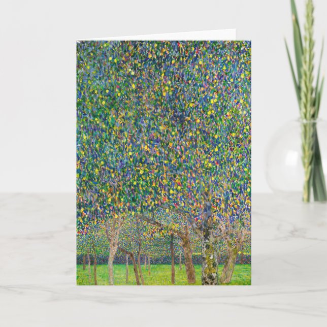 Carte Gustav Klimt - Arbre à poires (Devant)
