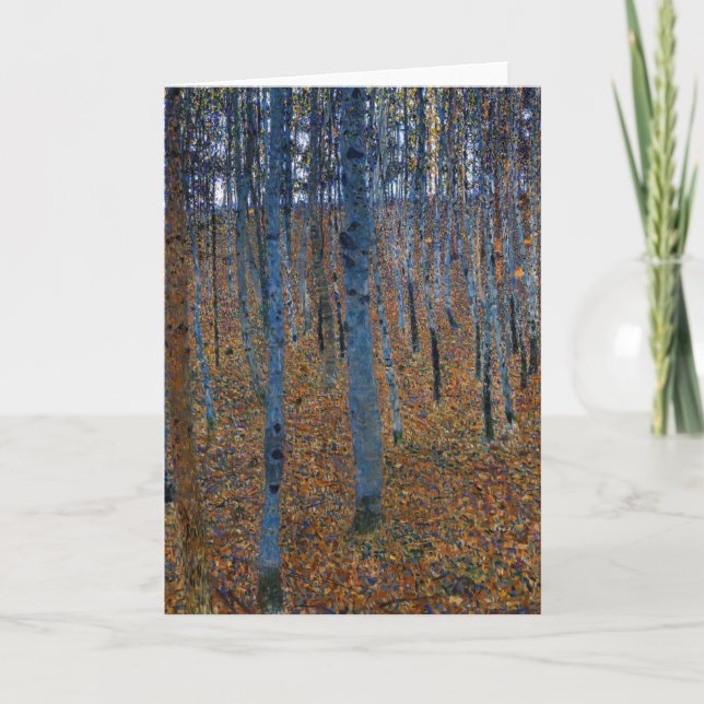 Carte Gustav Klimt - Beech Grove I (Devant)