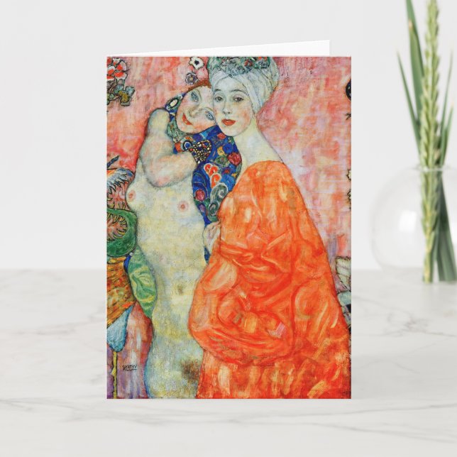 Carte Gustav Klimt - Femmes amis (Devant)