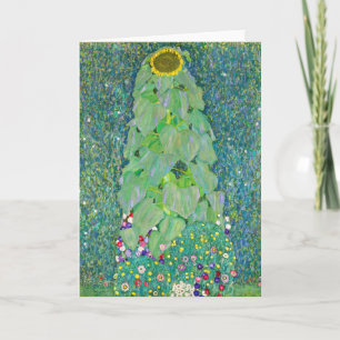Carte Gustav Klimt - Le tournesol