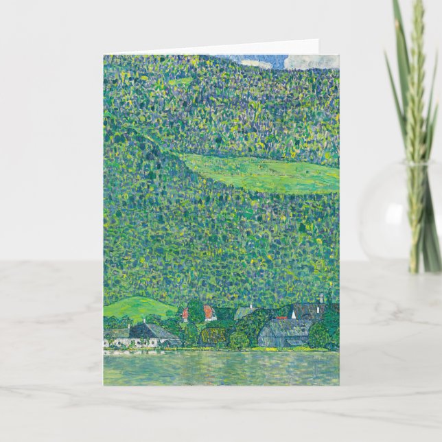Carte Gustav Klimt - Litzlberg am Attersee (Devant)