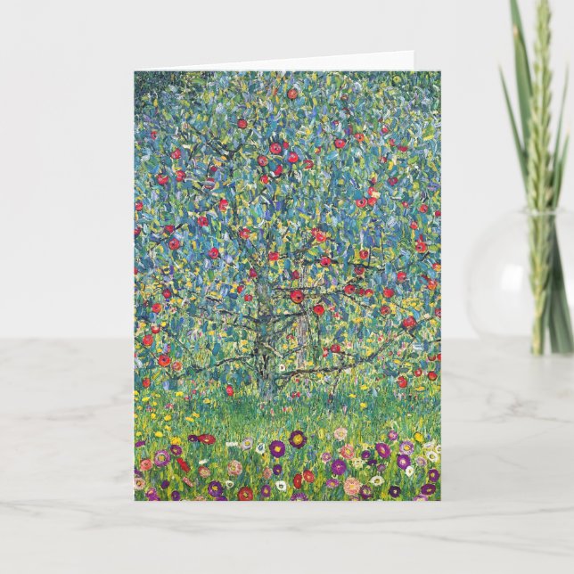 Carte Gustav Klimt - Pommier (Devant)