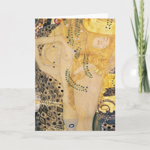 Carte Gustav Klimt - Serpents d'eau I