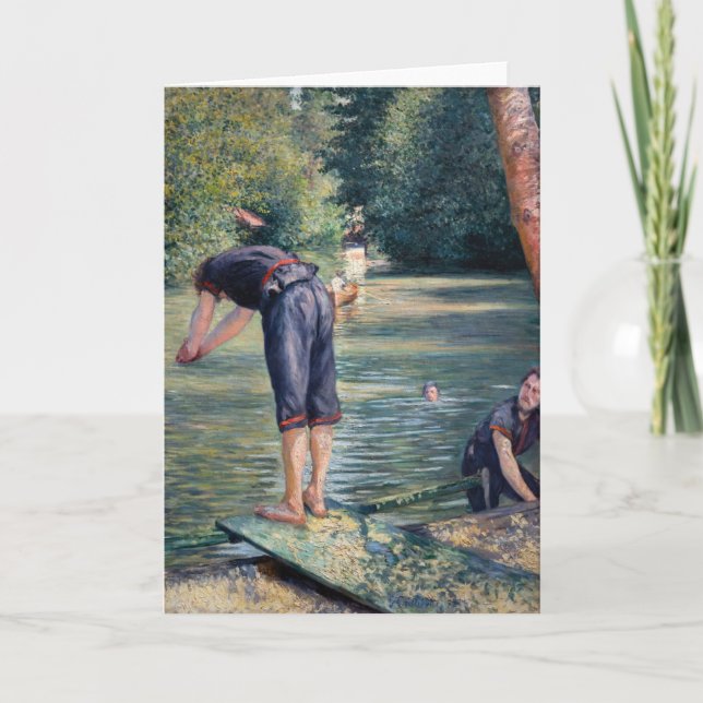Carte Gustave Caillebotte - Bathers, Banque des Yerres (Devant)