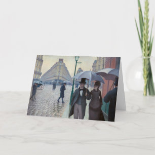 Carte Gustave Caillebotte - Paris Street ; Rainy Day