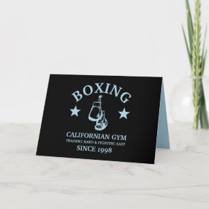 Carte Gymnase De Boxe, Gants Pro