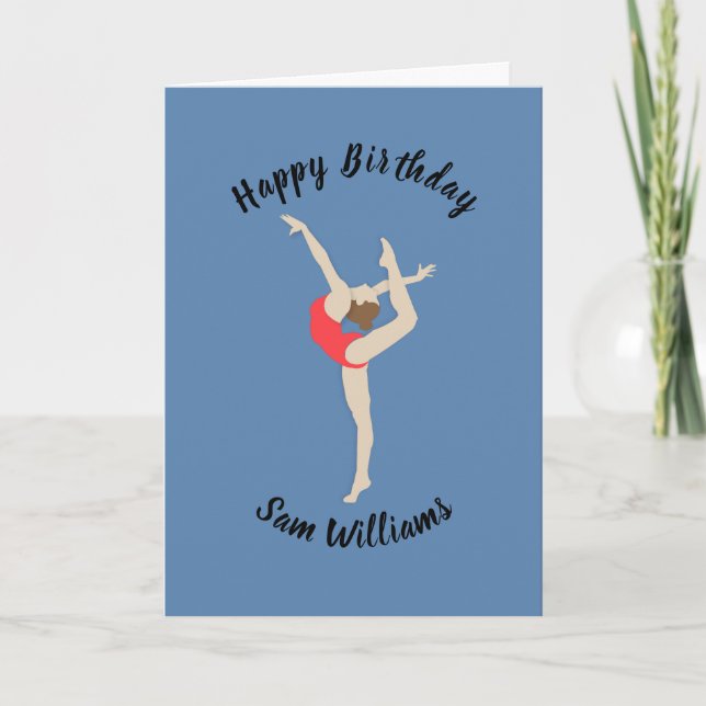 Carte Gymnaste féminine (Devant)