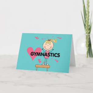 Carte GYMNASTICS - Love Gymnastique Tshirts et cadeaux