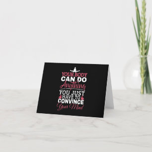 Carte Gymnastique Féminine - Votre Corps Peut Faire N'im