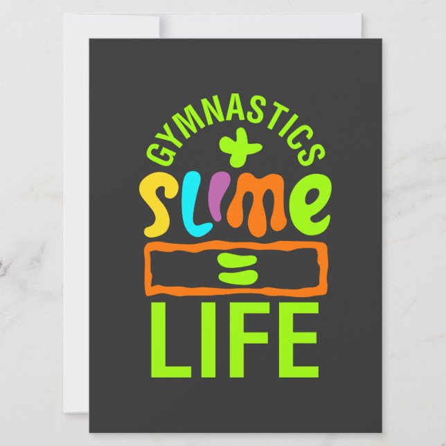 Carte Gymnastique & Slime (Devant)