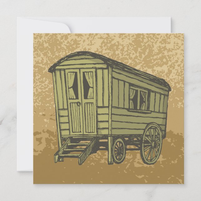 Carte Gypsy caravan (Devant)