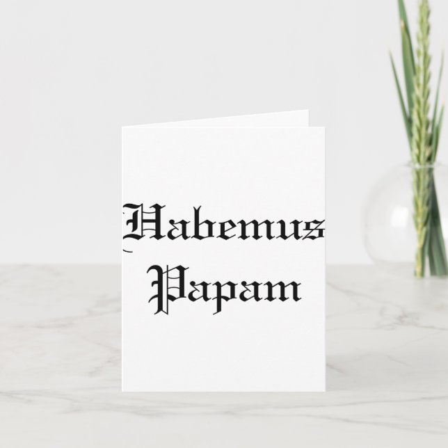 Carte Habemus Papam New Pe  (Devant)