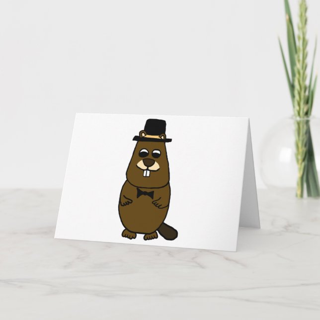 Carte Habille Groundhog (Devant)
