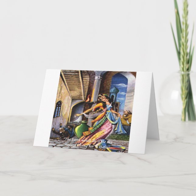 Carte Hafiz (Sun & Earth) (Devant)