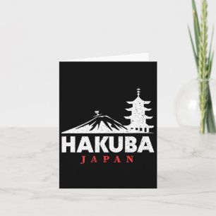 Carte Hakuba Japon Station de ski Rétro Ski Snowboard