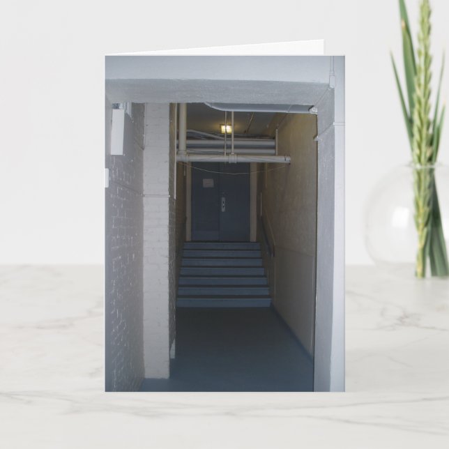 Carte Hallowe’en "Creeping Through the Halls" (Devant)