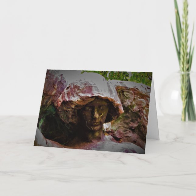 Carte Hallowe’en "Stonewashed" (Devant)