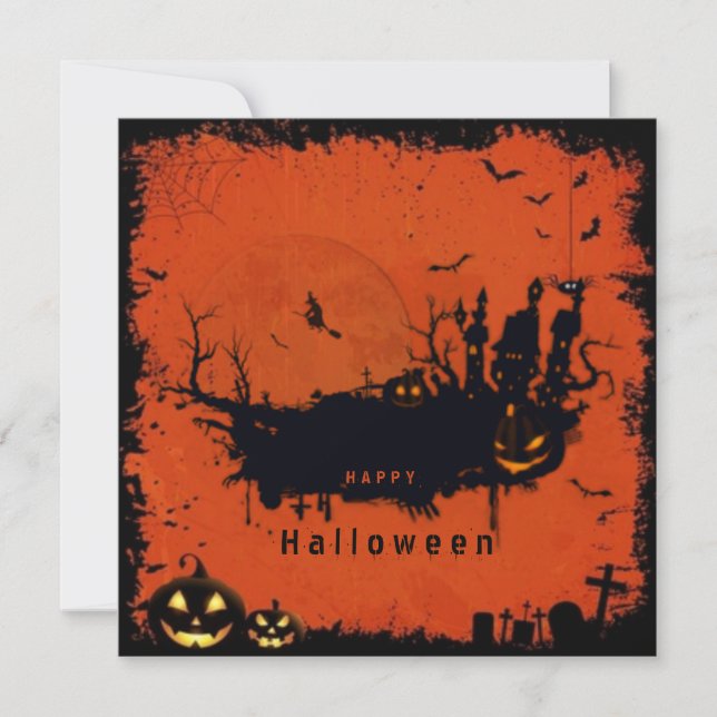Carte Halloween (Devant)