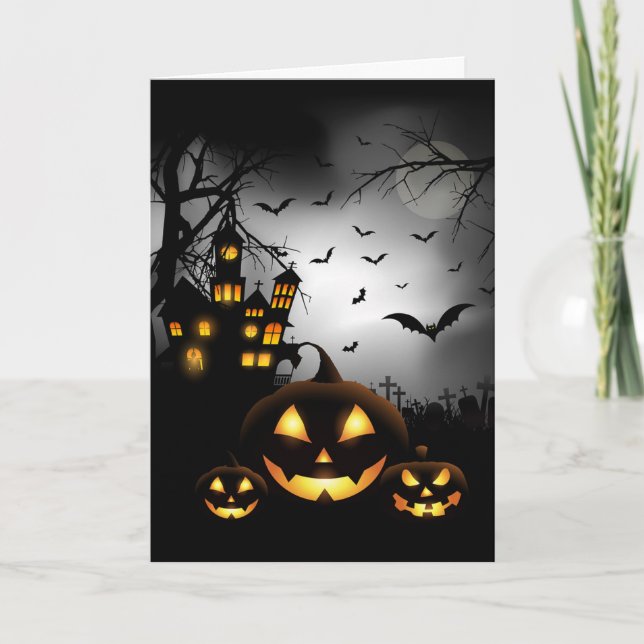 Carte Halloween (Devant)