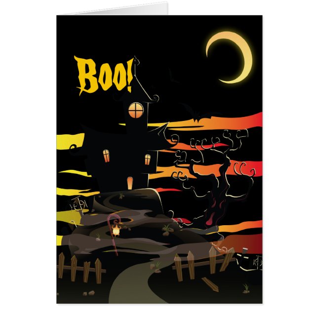 Carte Halloween (Devant)