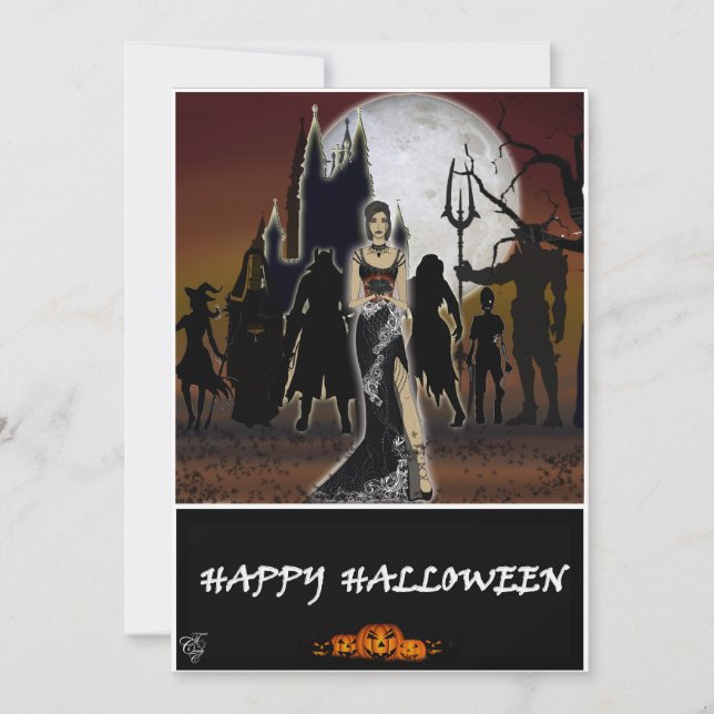 Carte Halloween (Devant)