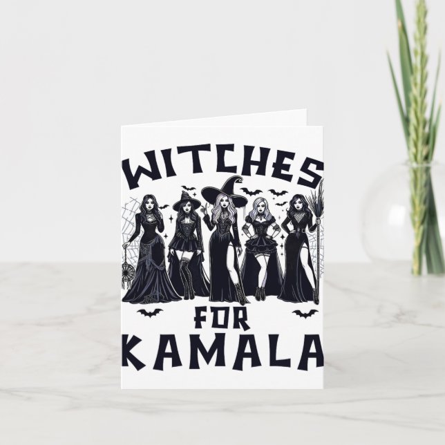 Carte Halloween 2024 pour Kamala Harris (Devant)