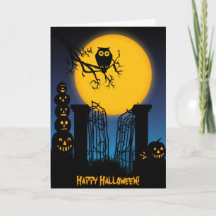 Carte Halloween 4 éffrayant