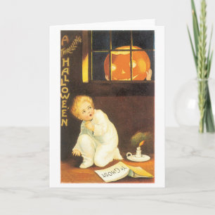 Carte Halloween à l'ancienne