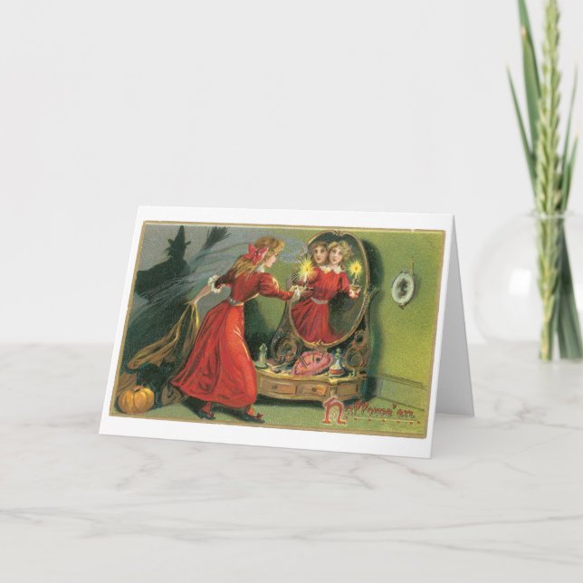 Carte Halloween à l'ancienne (Devant)