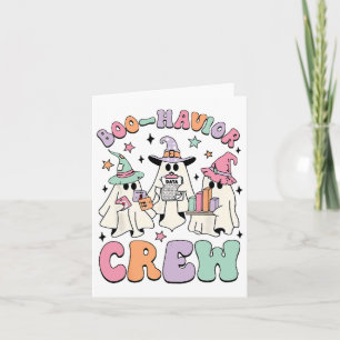 Carte Halloween Aba Cute Ghost Boo-havi, analyste du com