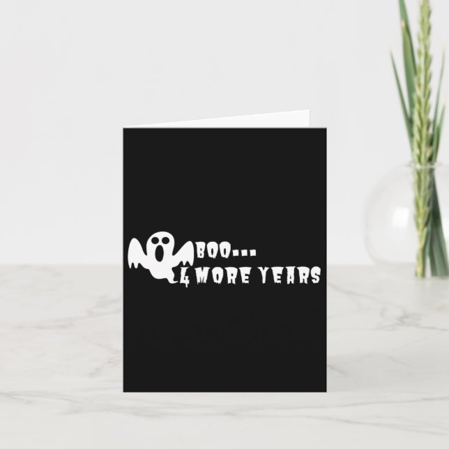 Carte Halloween anti-Trump (Devant)