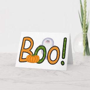 Carte Halloween BOO ! !