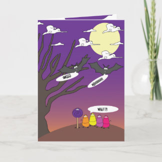 Carte Halloween Candy Peur !