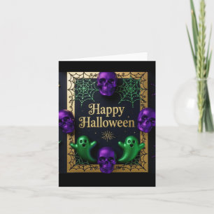 Carte Halloween, Carte Joyeux Halloween, Carte eff