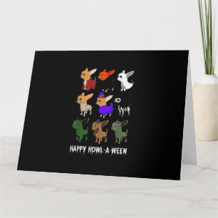 Carte Halloween Chihuahua Chien drôle Halloween heureux
