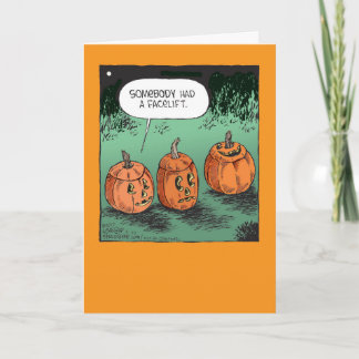 Carte Halloween citrouille Facelift