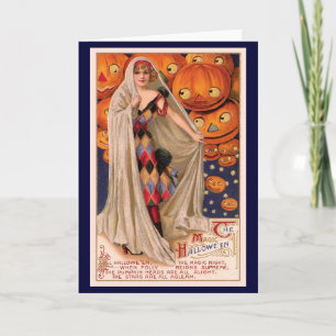 Carte Halloween Citrouille Heads