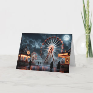 Carte Halloween du Carnaval noir