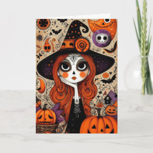 Carte Halloween effrayant