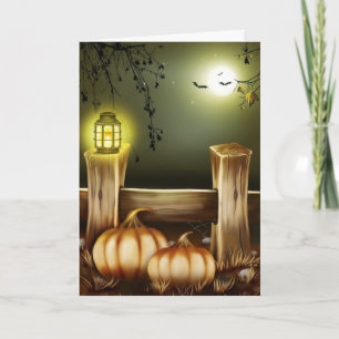 Carte Halloween effrayant