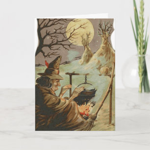 Carte Halloween effrayant
