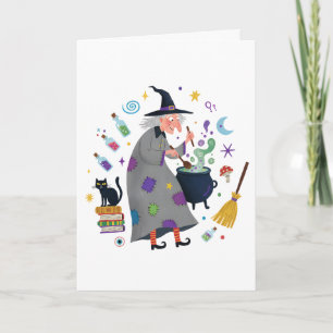 Carte Halloween effrayant